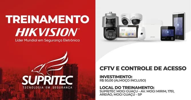 Imagem do Treinamento Oficial Hikvision | CFTV e Controle de Acesso