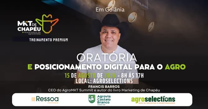 Imagem do Treinamento Oratória e Posicionamento Digital para o Agro