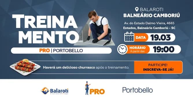 Imagem do Treinamento Portobello - Balaroti Balneário Camboriú