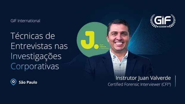Imagem do Treinamento: Técnicas de Entrevistas nas Investigações Corporativas