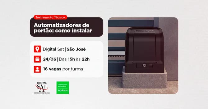Imagem do Treinamento Técnico - Automatizadores de Portão: como Instalar | São José
