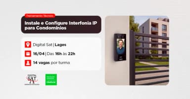 Treinamento Técnico - Instale e Configure Interfonia IP para Condomínios| Lages em Lages