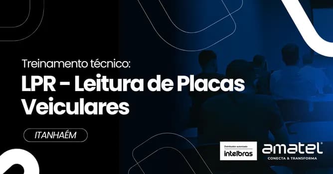 Imagem do Treinamento Técnico: LPR - Leitura de Placas Veiculares