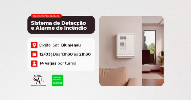 Imagem do Treinamento Técnico - Sistema de Detecção e Alarme de Incêndio | Blumenau