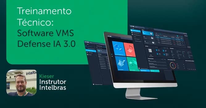 Imagem do Treinamento Técnico: Software VMS DEFENSE IA 3.0 - Videomonitoramento