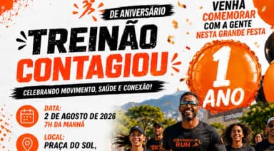 TREINÃO DO 1º ANIVERSÁRIO DO CONTAGIOU RUN - GRATUITO em Contagem