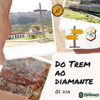 Trem + Arte Rupestre na Estrada Real 01 dia em Barão de Cocais
