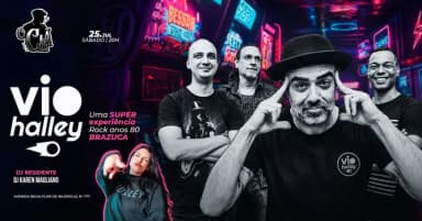 TRIBUTO AO ROCK BRAZUCA com a BANDA VIO HALLEY + DJ KAREN MAGLIANO em Nilópolis
