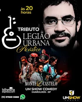 Imagem do TRIBUTO LEGIAO URBANA BANDA MONTE CASTELO EM TAUBATE
