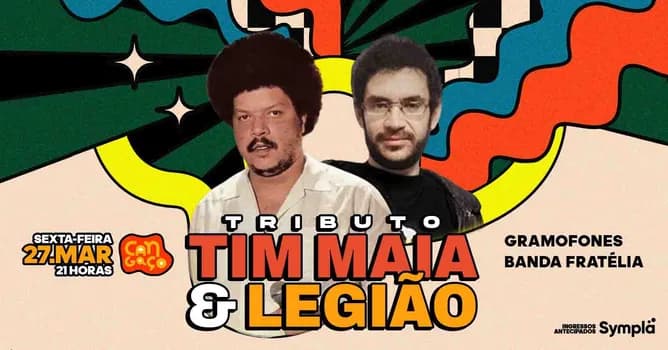Imagem do Tributo Tim Maia e Legião Urbana - Gramofones e Fratélia