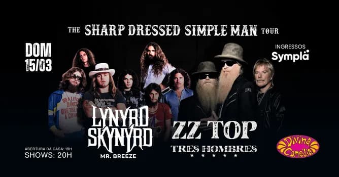 Imagem do Tributos Lynyrd Skynyrd e ZZ Top - Bandas Mr. Breeze e Tres Hombres