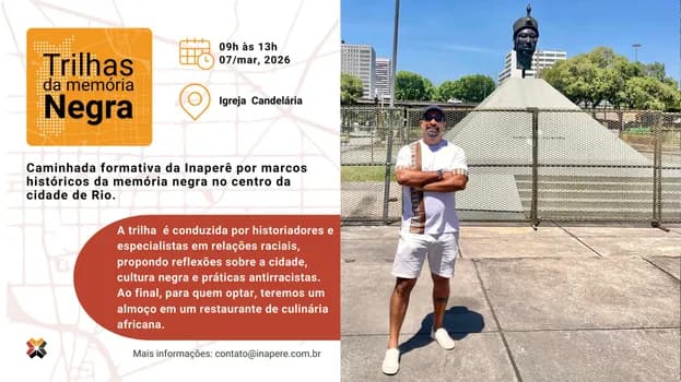 Imagem do Trilhas da Memória Negra - Caminhada Afro-Indígena no Rio de Janeiro - 07/03