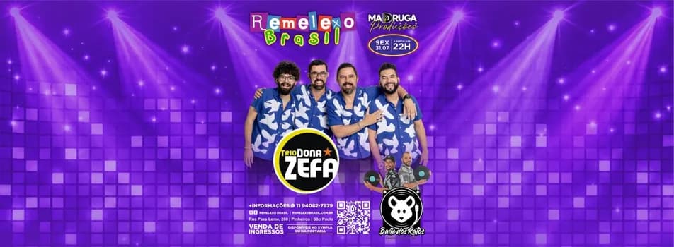 Imagem do TRIO DONA ZEFA e BAILE DOS RATOS no REMELEXO BRASIL
