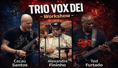 TRIO VOX DEI (Alexandre Fininho, Cacau Santos e Ted Furtado) em Itabira