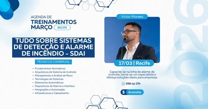 Imagem do TUDO SOBRE SISTEMAS DE DETECÇÃO E ALARME DE INCÊNDIO - SDAI