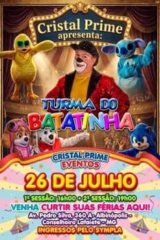 Imagem do Turma do Batatinha na Cristal Prime Eventos