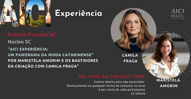 Imagem do Um Panorama da Moda Catarinense por Maristela Amorim e os Bastidores da Criação com Camila Fraga