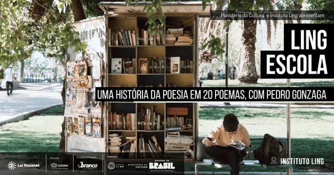 Imagem do Uma história da poesia em 20 poemas, com Pedro Gonzaga