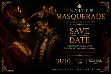 UNITY MASQUERATE | HALLOWEEN EDITION em Rio de Janeiro