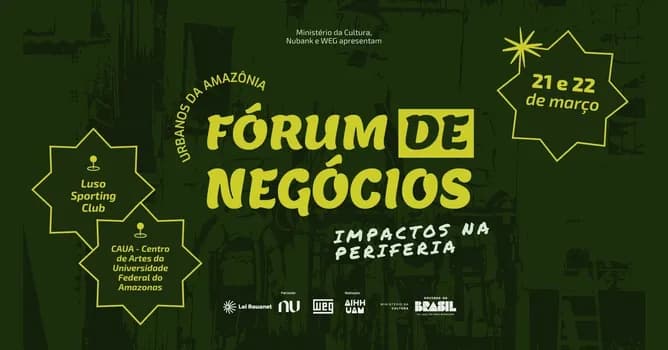 Imagem do Urbanos da Amazônia: Fórum de Negócios Impactos na Periferia