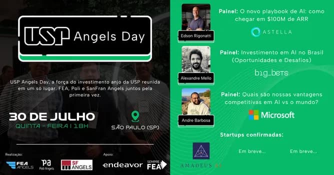Imagem do USP Angels Day | AI-First