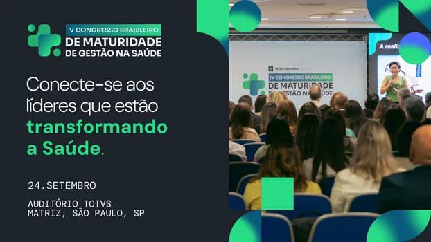 Imagem do V Congresso Brasileiro de Maturidade de Gestão na Saúde