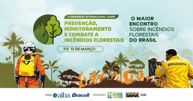 Imagem do V Seminário internacional sobre Prevenção, Monitoramento e Combate aos Incêndios Florestais