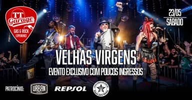 Velhas Virgens no 2o TT Garage Gas & Rock Experience - Sábado 23/05 em Rio de Janeiro