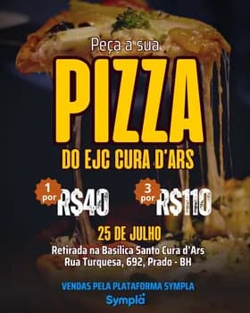 VENDAS DE PIZZA XIX EJCCD em Belo Horizonte