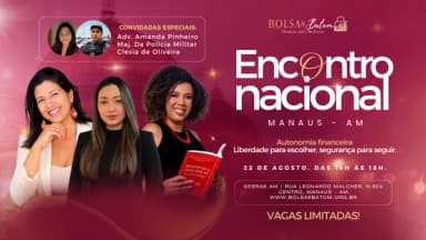 VI Encontro Nacional Bolsa e Batom | Manaus -AM em Manaus