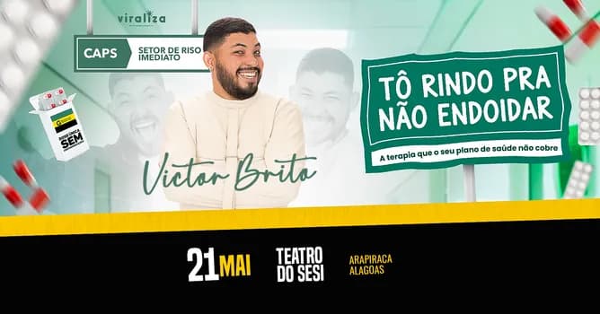Imagem do Victor Brito em TÔ RINDO PRA NÃO ENDOIDAR em Arapiraca-AL