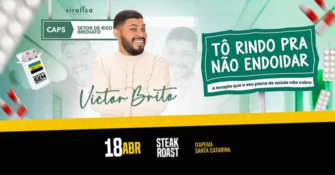 Imagem do VICTOR BRITO, TÔ RINDO PRA NÃO ENDOIDAR EM ITAPEMA-SC