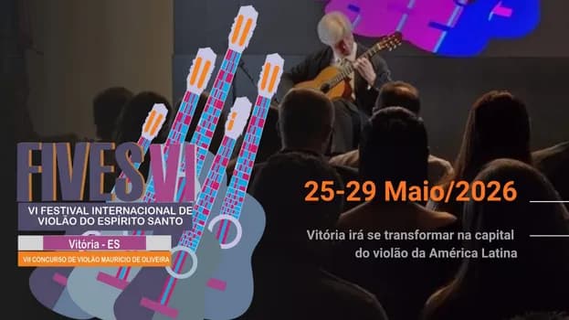 Imagem do VIFestival Internacional de Violões ES e VII Concurso de Violão Maurício de Oliveira