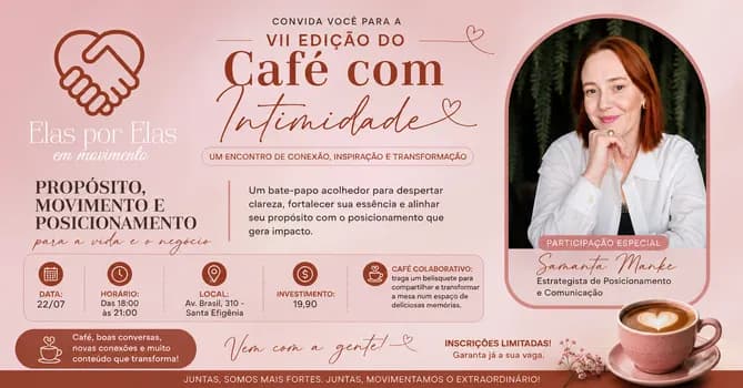 Imagem do VII CAFÉ COM INTIMIDADE