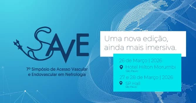 Imagem do VII SAVE - Simpósio de Acesso Vascular e Endovascular em Nefrologia