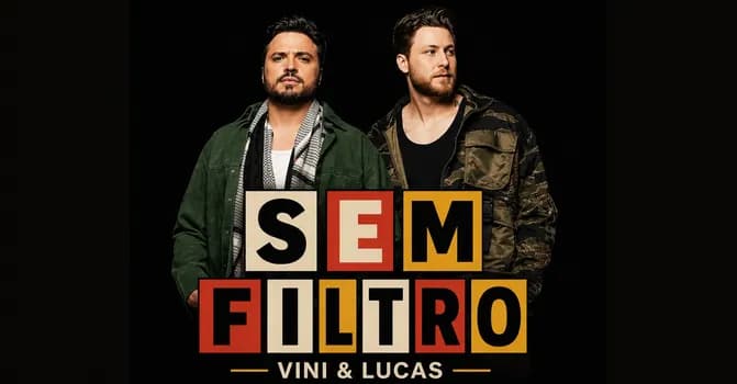 Imagem do Vini & Lucas - Gravação do Programa Sem Filtro