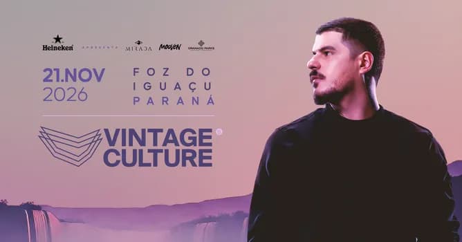 Imagem do Vintage Culture Foz Do Iguaçu 2026