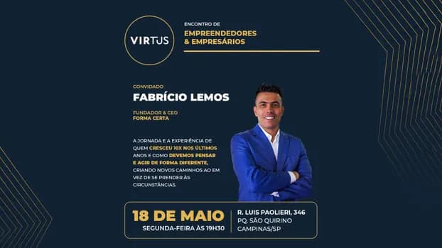 Imagem do Virtus - Encontro de Empreendedores e Empresários