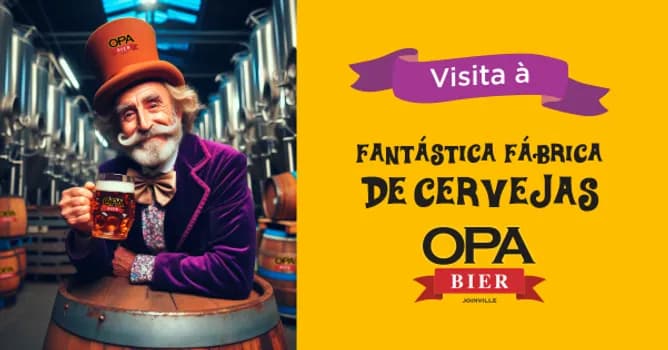Imagem do VISITA À FANTÁSTICA FÁBRICA DE CERVEJAS OPA BIER - AUDIOGUIADA (LEVAR FONE DE OUVIDO)