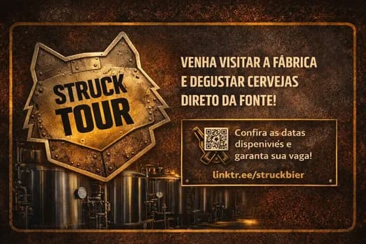 Imagem do Visita guiada à fábrica 15h - Cervejaria Struck (Beer Tour)