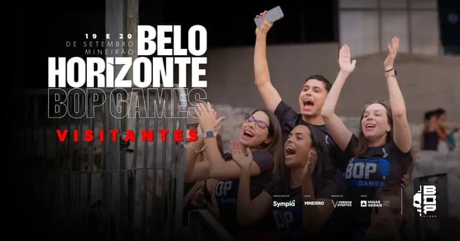 Imagem do VISITANTES - BOP GAMES BELO HORIZONTE 2026