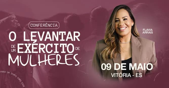 Imagem do Vitória, ES - O Levantar de um Exército de Mulheres - Conferência com Flavia Arrais