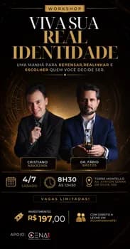 Viva Sua Real Identidade - Cristiano Nakajima e Dr. Fábio Bastos em Londrina