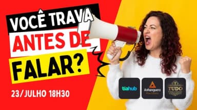 Você trava antes mesmo de começar a falar? Esse workshop é o empurrão que faltava. em Porto Alegre