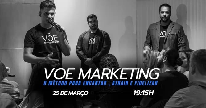 Imagem do Voe Marketing - o Método para encantar , atrair e fidelizar
