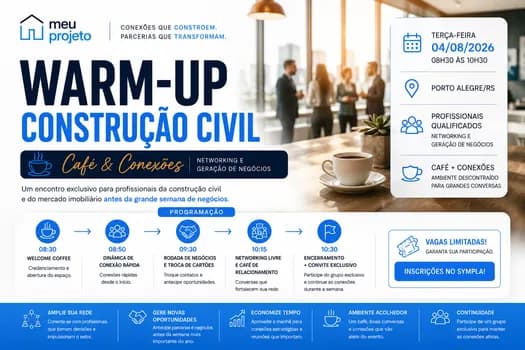 Imagem do Warm Up Pré Feira POA - Construção Civil