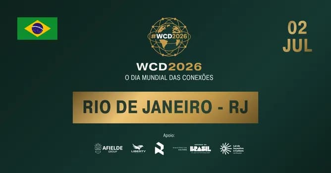 Imagem do WCD 2026 Rio de Janeiro - RJ| O Dia Mundial das Conexões
