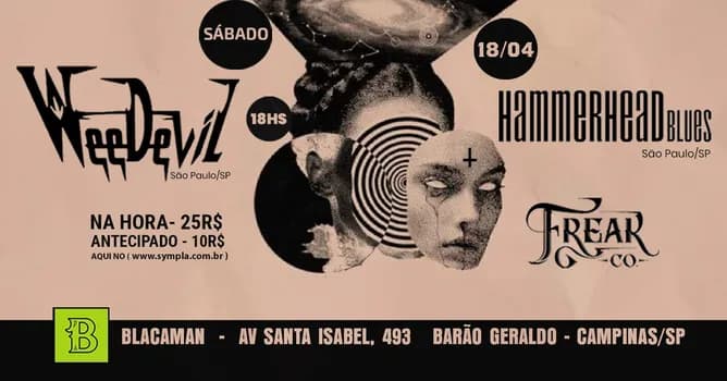 Imagem do Weedevil -Hammerhead Blues - Freak Company no Blacaman Campinas/SP