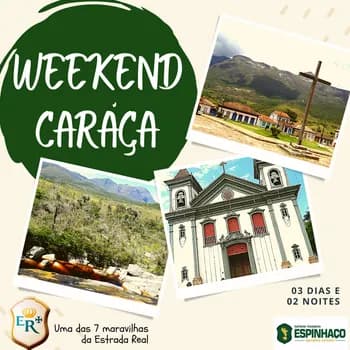 Weekend Caraça 03 dias e 02 noites em Catas Altas
