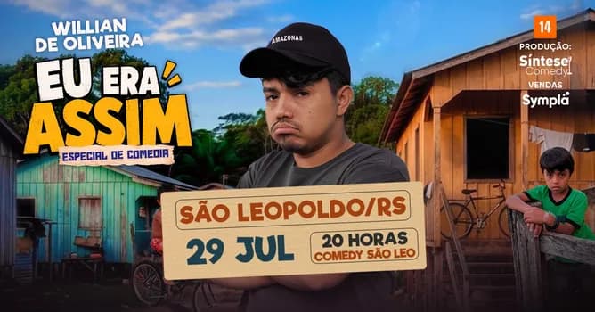 Imagem do WILLIAN DE OLIVEIRA em EU ERA ASSIM